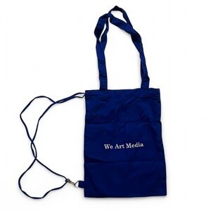 We Art Media Blue Canvas Tote Bag